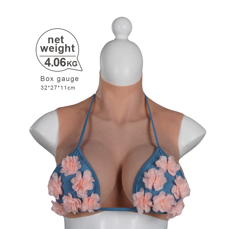 US Warehouse Realistic Silicone Chest Forms – Soft Touch Body Enhancement Accessory for Costume & Performance Use
