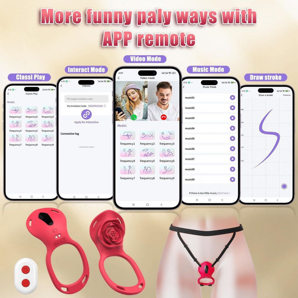 QR code  popular underwear app butterfly wearable massager vibrators female sex product one piece dropshipping remote control