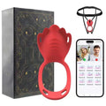 QR code  popular underwear app butterfly wearable massager vibrators female sex product one piece dropshipping remote control