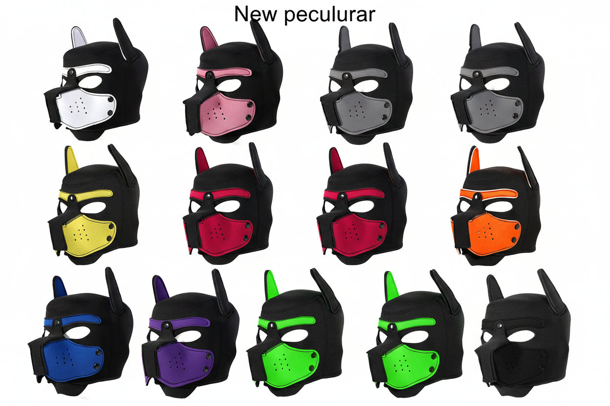 Animal Dog Mask Cosplay – Adult Roleplay Costume Mask for Party, Festival, Night Club